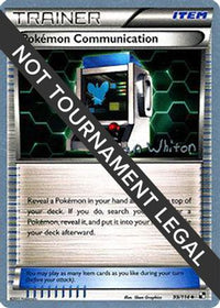 Pokemon Communication - 2013 (Ian Whiton) 099  World Championship Decks - Uncommon