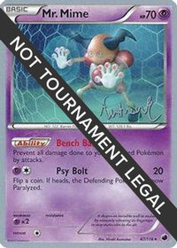 Mr. Mime - 2014 (Andrew Estrada) 047  World Championship Decks - Rare