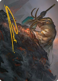 Against All Odds Art Card (Gold-Stamped Signature) -  (ASONE-001) - Art Series: Phyrexia: All Will Be One