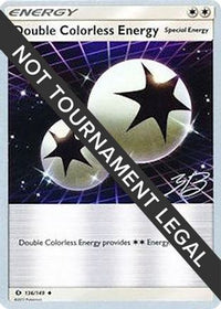 Double Colorless Energy - 2017 (Zachary Bokhari) 136  World Championship Decks - Uncommon