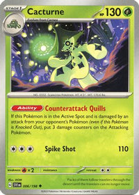 Cacturne 006/198  SV01 Scarlet & Violet Base Set - Uncommon
