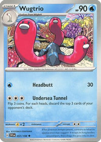Wugtrio 057  SV01 Scarlet & Violet Base Set - Uncommon