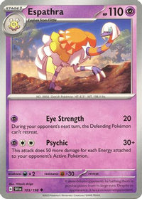 Espathra 103  SV01 Scarlet & Violet Base Set - Uncommon