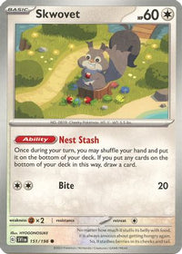 Skwovet 151/198  SV01 Scarlet & Violet Base Set - Common