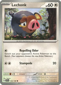 Lechonk 154/198  SV01 Scarlet & Violet Base Set - Common