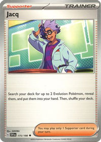 Jacq 175/198  SV01 Scarlet & Violet Base Set - Uncommon