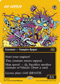 Gas Guzzler -  (Borderless) Foil (DFT-537) - Aetherdrift