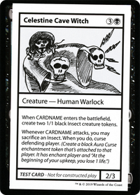 Celestine Cave Witch (2021 Edition) [Mystery Booster Playtest Cards]