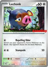 Lechonk (GameStop Promo) 154/198  - Reverse Holofoil Miscellaneous Cards & Products - Promo