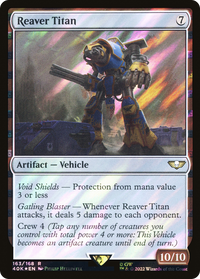 Reaver Titan (Surge Foil) [Warhammer 40,000]