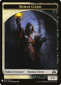 Human Cleric // Emblem - Arlinn, Embraced by the Moon Double-Sided Token -  (LIST-10 // 18) - The List Reprints