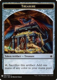 Treasure // Golem Double-sided Token -  (LIST-10 // 25) - The List Reprints