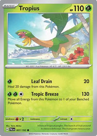 Tropius 007/193  SV02 Paldea Evolved - Common