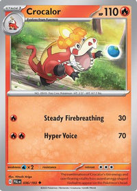 Crocalor 036/193  SV02 Paldea Evolved - Uncommon