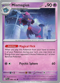 Mismagius 088/193  SV02 Paldea Evolved - Uncommon