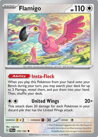 Flamigo 170  SV02 Paldea Evolved - Uncommon