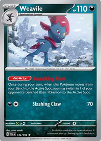 Weavile 134  - Holofoil SV02 Paldea Evolved - Rare