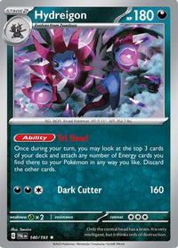 Hydreigon 140  - Holofoil SV02 Paldea Evolved - Rare