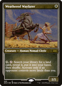 Weathered Wayfarer (Foil Etched) -  Foil (2X2-425) - Double Masters 2022