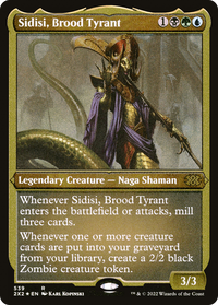 Sidisi, Brood Tyrant (Foil Etched) -  Foil (2X2-539) - Double Masters 2022