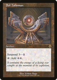 Sol Talisman (MH2-432) - Modern Horizons 2 Etched Foil
