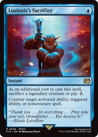Louisoix's Sacrifice -  Foil (FIN-059) - FINAL FANTASY