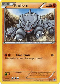 Rhyhorn (#15)  XY Trainer Kit Latias & Latios - Common