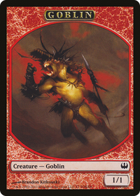 Goblin Token [Duel Decks: Knights vs. Dragons Tokens]