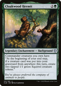 Cloakwood Hermit -  (CLB-221) - Commander Legends: Battle for Baldur's Gate