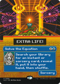 Solve the Equation (SLD-886) - Secret Lair Drop (Borderless) Foil