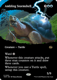 Ambling Stormshell (Borderless) [Tarkir: Dragonstorm]