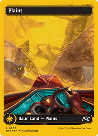 Plains - : (Full Art) Foil (DFT-507) - Aetherdrift