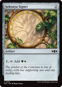 Selesnya Signet [Tarkir: Dragonstorm Commander]