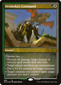 Dromoka's Command (Foil Etched) -  Foil (2X2-490) - Double Masters 2022
