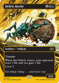 Debris Beetle -  (Borderless) Foil (DFT-530) - Aetherdrift