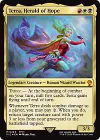Terra, Herald of Hope (Surge Foil) -  Foil (FIC-223) - Commander: FINAL FANTASY