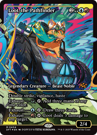 Loot, the Pathfinder - : (Showcase) Foil (DFT-404) - Aetherdrift