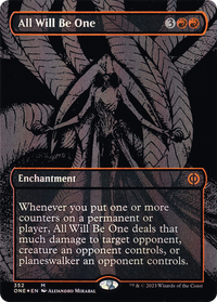 All Will Be One (Oil Slick Raised Foil) [Phyrexia: All Will Be One]