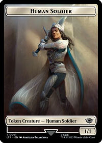 Human Soldier Token (0001) -  (LTR-001) - The Lord of the Rings: Tales of Middle-earth