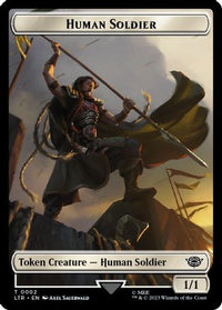 Human Soldier Token (0002) -  (LTR-002) - The Lord of the Rings: Tales of Middle-earth