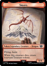 Smaug Token -  (LTR-007) - The Lord of the Rings: Tales of Middle-earth