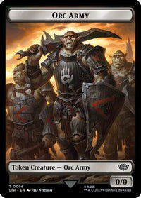 Orc Army Token (0006) -  (LTR-006) - The Lord of the Rings: Tales of Middle-earth