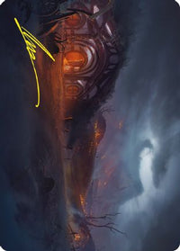 Field of Ruin Art Card (Gold-Stamped Signature) -  (ASLTR-077) - Art Series: Universes Beyond: The Lord of the Rings: Tales of Middle-earth