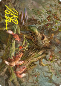 Generous Ent Art Card (Gold-Stamped Signature) -  (ASLTR-011) - Art Series: Universes Beyond: The Lord of the Rings: Tales of Middle-earth