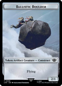 Ballistic Boulder // Food (0010) Double-Sided Token -  (LTR-8 // 10) - The Lord of the Rings: Tales of Middle-earth