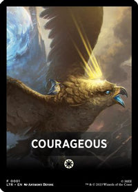 Courageous Theme Card -  (LTR-001) - The Lord of the Rings: Tales of Middle-earth