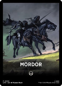 Mordor Theme Card -  (LTR-003) - The Lord of the Rings: Tales of Middle-earth