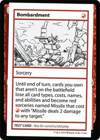 Bombardment (2021 Edition) [Mystery Booster Playtest Cards]