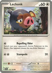 Lechonk - 154/198 (Holo)/198  - Holofoil Deck Exclusives - Promo