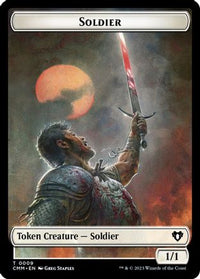 Soldier // Servo Double-Sided Token -  (CMM-9 // 45) - Commander Masters
